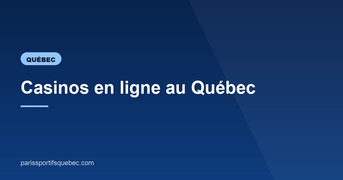 Illustration de l'article consacré aux casinos en ligne au Québec
