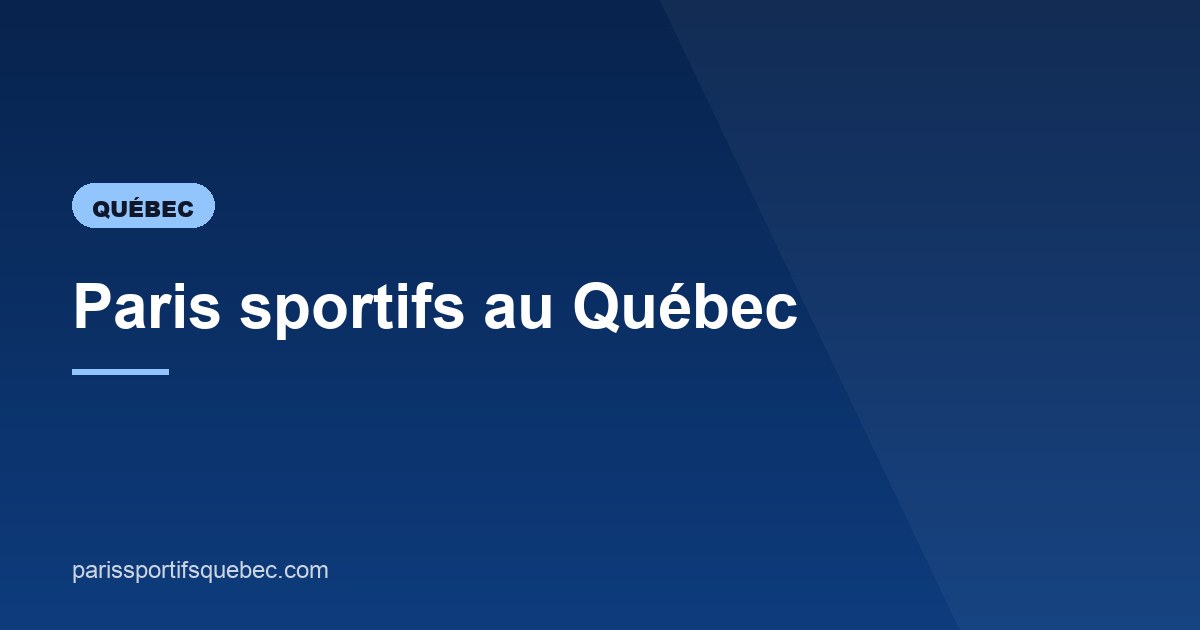Illustration de l'article consacré aux paris sportifs au Québec
